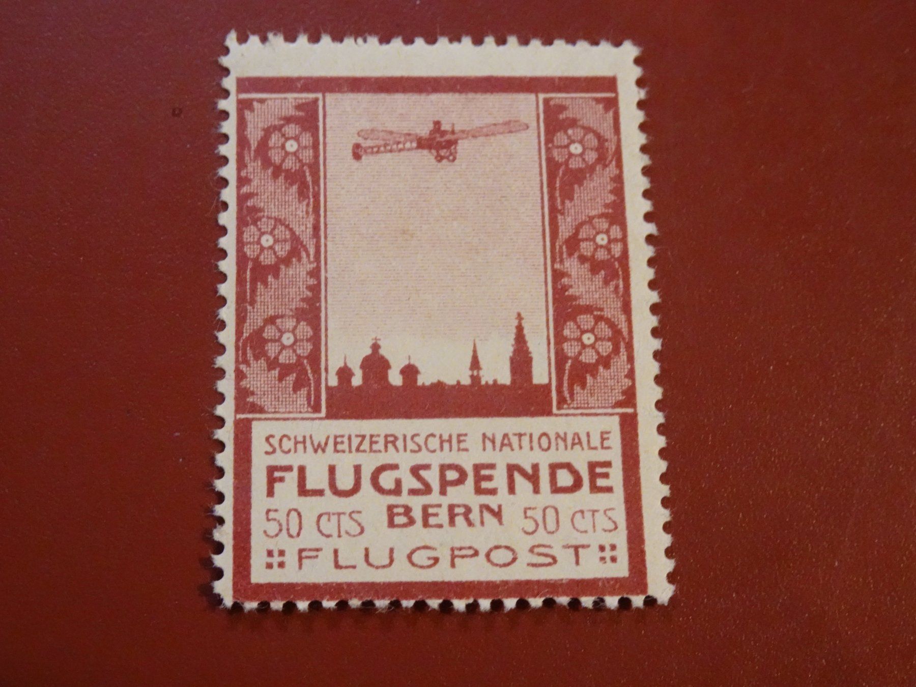 Tutti i francobolli: 1913, FLUGPOSTMARKEN VORLÄUFER III BERN, POSTFRISCH, – Usato da Eschenbach SG venduto da eDaisy