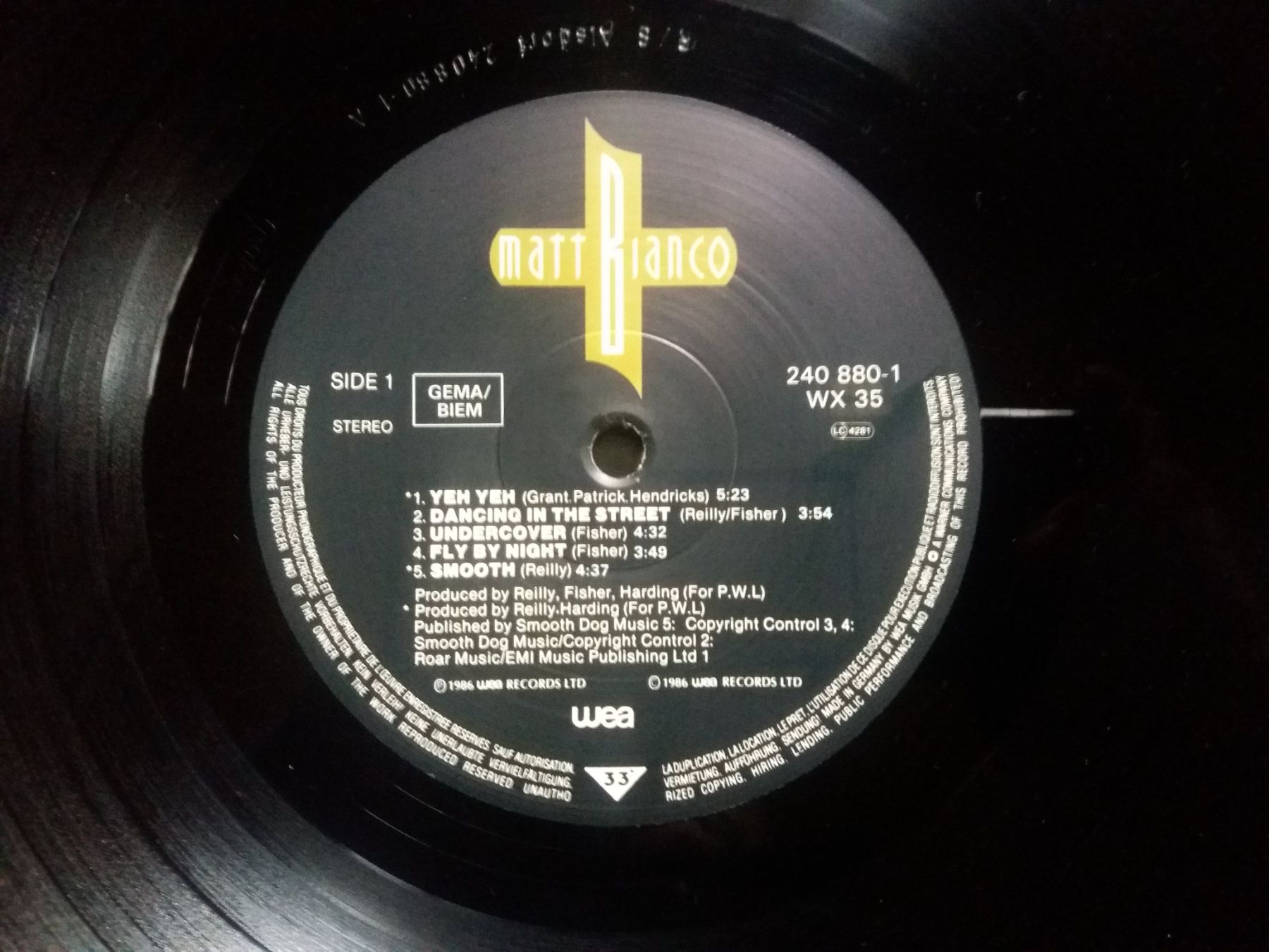 Dischi in vinile: LP (Matt Bianco) – Usato da Meyrin venduto da toutatis 4
