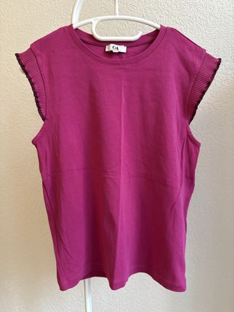 T-shirt rose brillants C&A, t.36/S