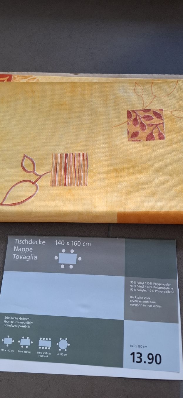 Coop Coperte: Tischdecke 140 x 160 cm ungebraucht – Usato da Mellingen venduto da lathei 1