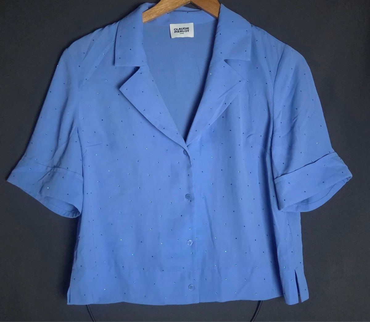 Claudie Pierlot Blusen: Claudie Pierlot Blue Blouse – Gebraucht aus St.Josefen von lop_lh8d 1