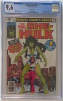 Savage She-Hulk #1 (1980) CGC 9.6 White Pages Newsstand 1st