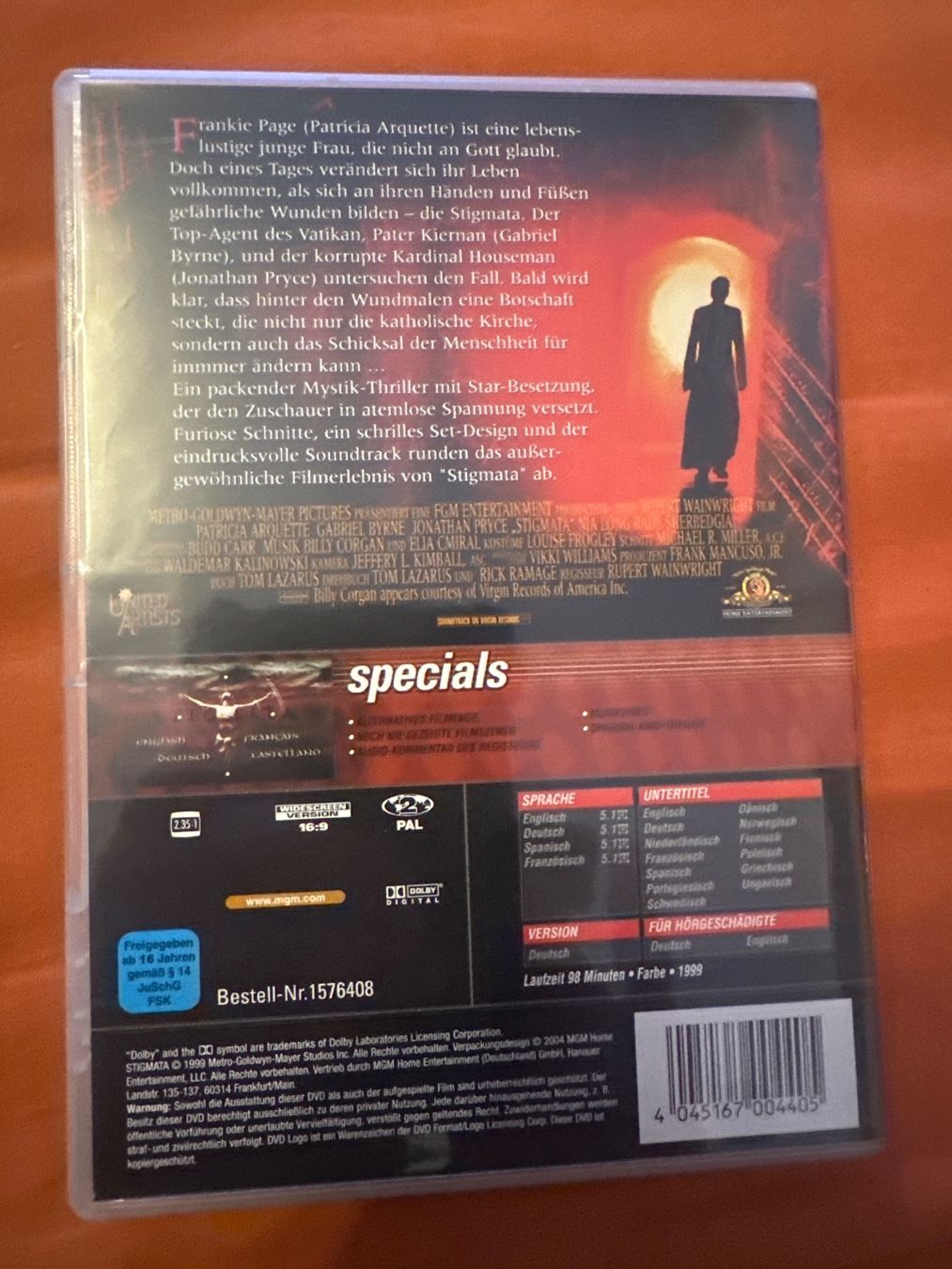 Tutti i DVDs: Stigmata – Usato da Schaffhausen venduto da D-MAC 1