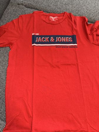Jack & Jones T-Shirt, Grösse L, neuwertig, rot, Sommer