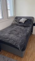 Boxspringbett grau guter Zustand
