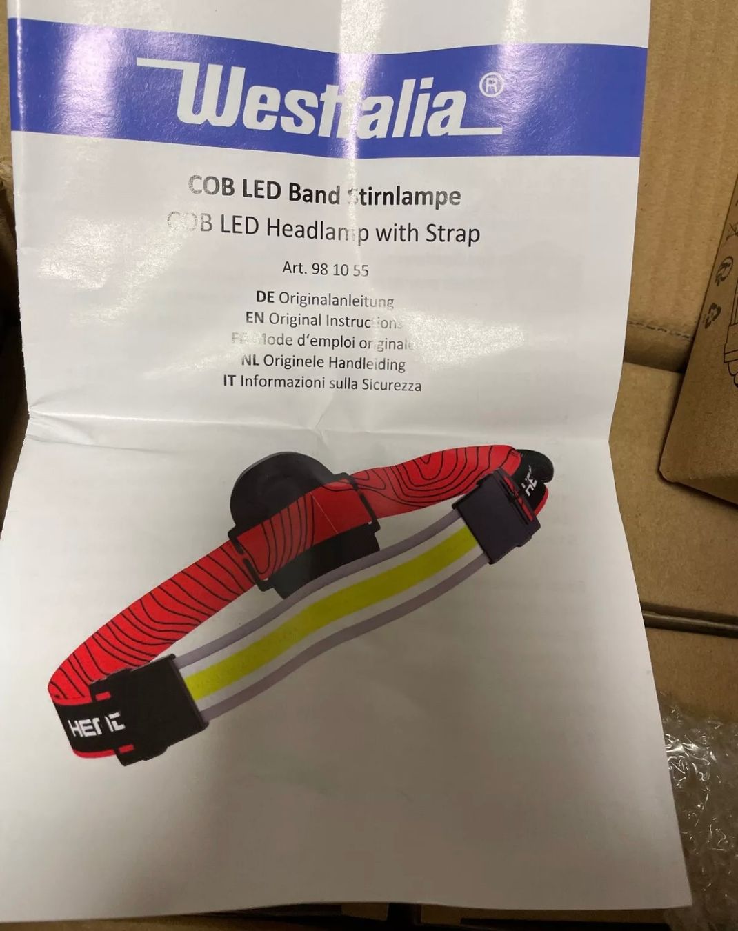 Lampes: LED Band Stirnlampe – Neuf (Voir description) à Heerbrugg par ProBau-Liq 1
