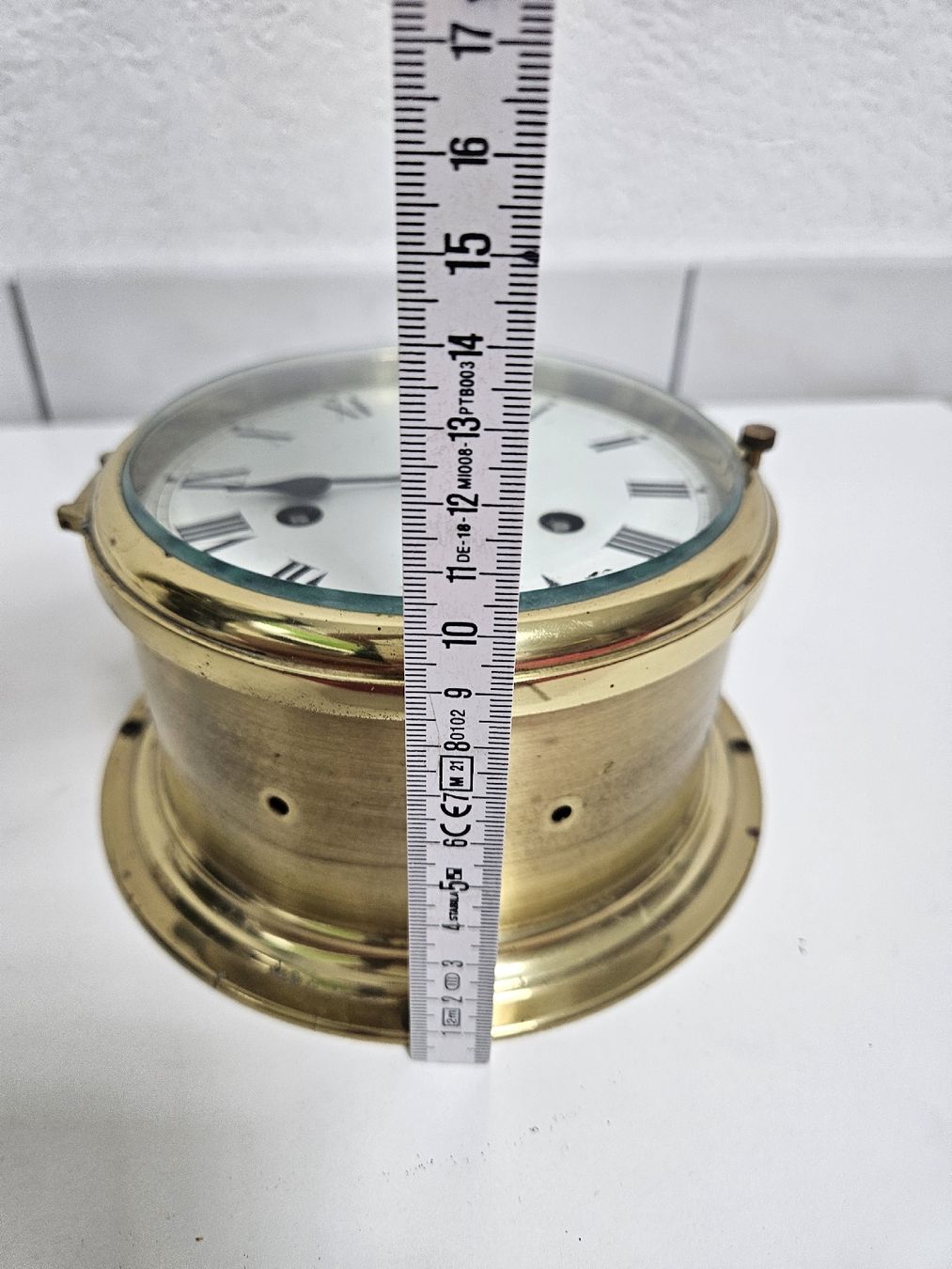 Orologi: Schiffsuhr Schatz Messing Gehäuse  – Usato da Schlieren venduto da Bestleo 6