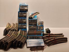 Märklin Gleispaket M Gleise Gebogen / Ausgleichsstücke