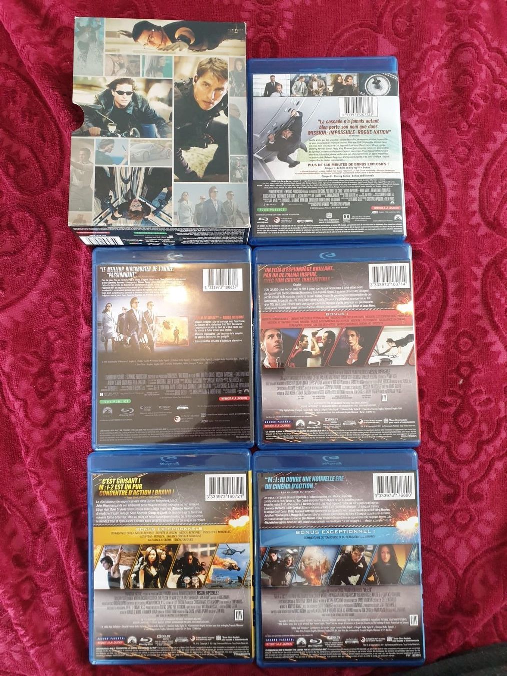 Tutti i DVDs: Mission impossible 1 - 5 Blu-Ray FR – Nuovo (secondo la descrizione) da Zollikofen venduto da wir_verkaufen 2