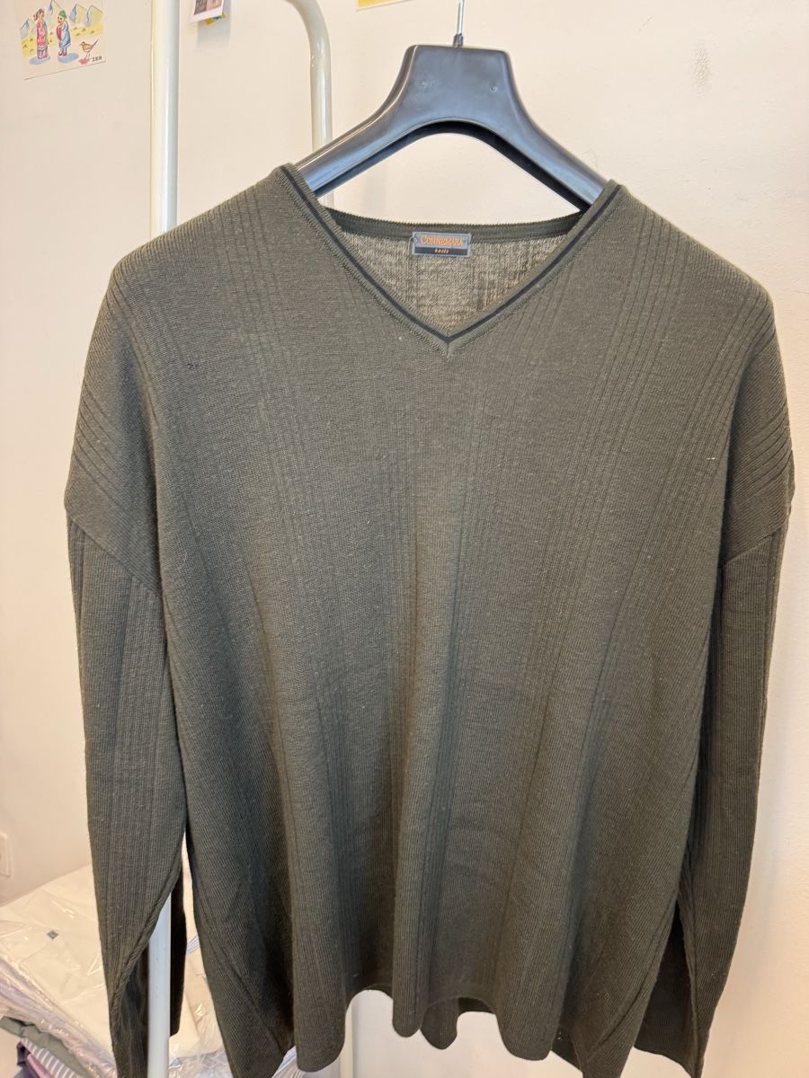Maglioni & Felpe: Connemara Knits Merino Pullover Olive XXL Wolle – Nuovo e nell'imballaggio originale da Effretikon venduto da rus_2l2p