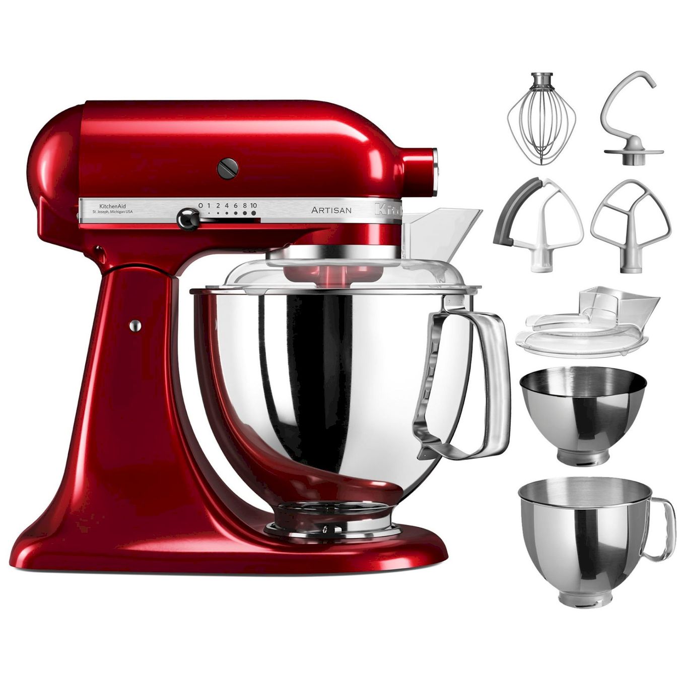 Kitchenaid Elettrodomestici da cucina: KitchenAid 5KSM175PS ECA Küchenmaschine – Nuovo e nell'imballaggio originale da Bottighofen venduto da zaap