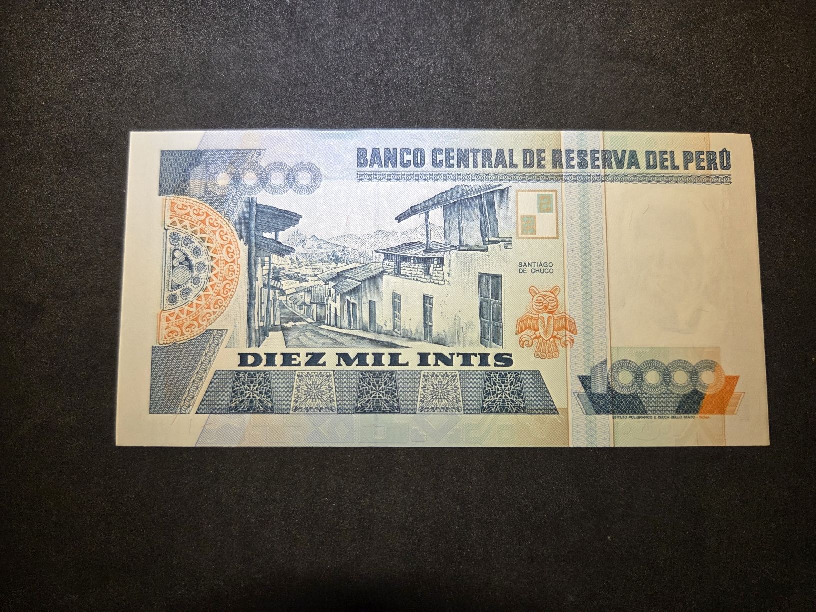 Banconote: 10'000 Intis - Peru - 1988 – Nuovo (secondo la descrizione) da Geroldswil venduto da Antica01 1