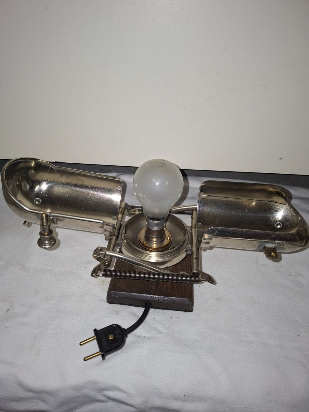 Lampade: Antike Gothard tunel Lampe Tischlampe – Usato da Schaffhausen venduto da meteor7 3
