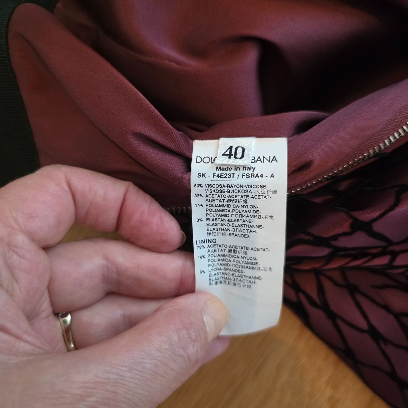 Dolce & Gabbana Röcke: Dolce & Gabbana Midi-Rock mit Webmuster – Neu (gemäss Beschreibung) aus Zollikon von Galaxycana 6