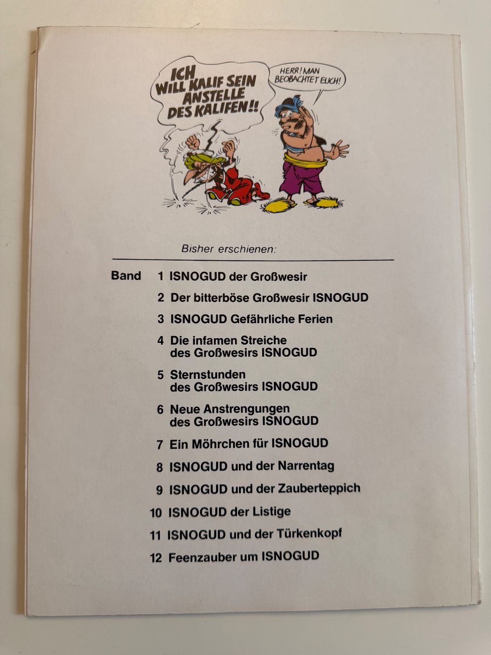 Fumetti: ISNOGUD BAND 3 – Usato da Münsingen venduto da Ganjam 2