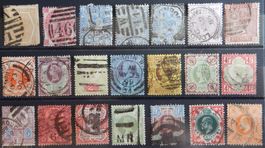 Grossbritannien ex. Kat. 38-119 gest. 1872/1909 Kat. 330 Eur