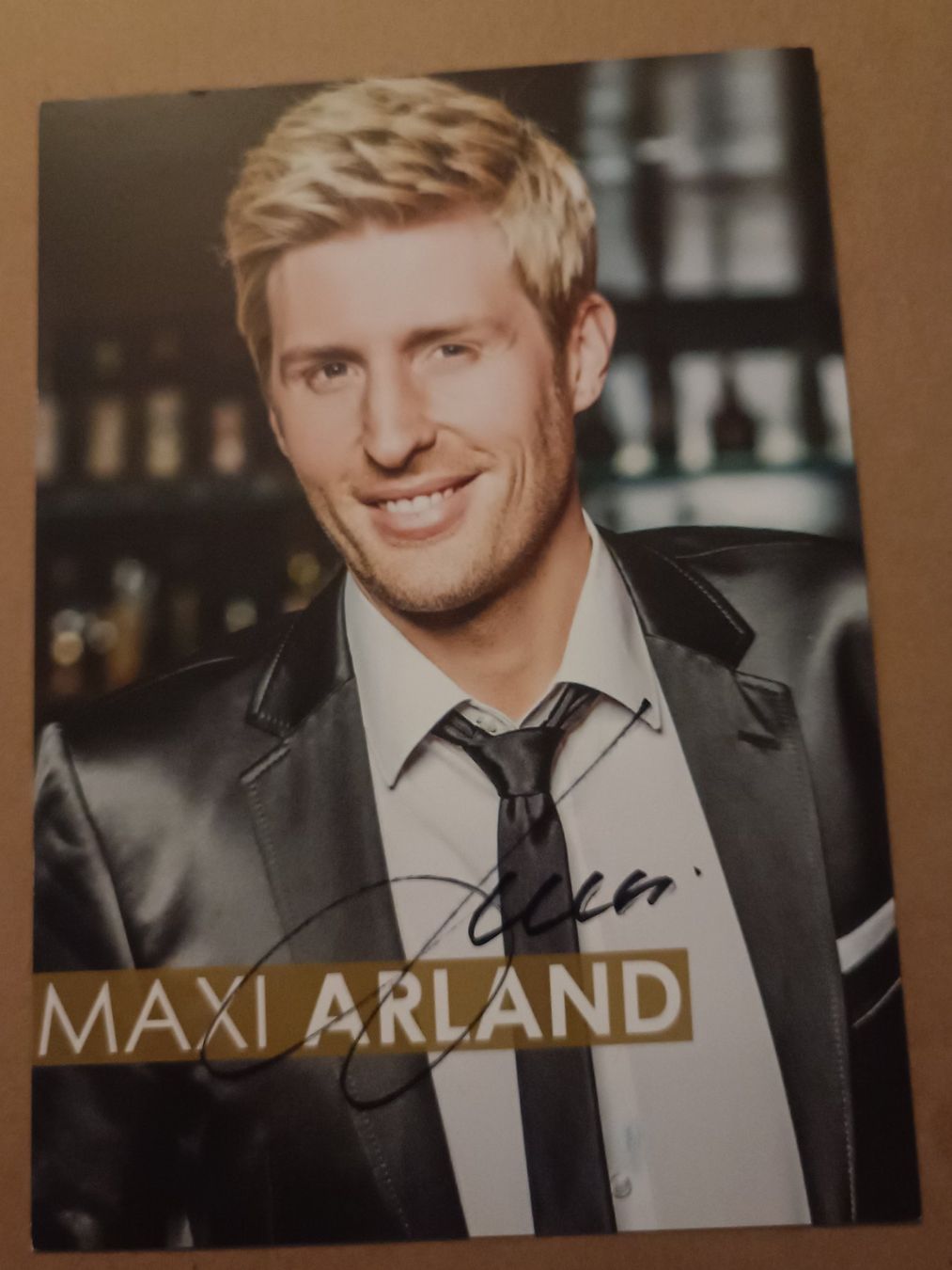 Autografi: Max Arland - handsignierte Autogrammkarte – Usato da Menziken venduto da Artographs
