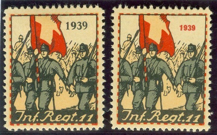 Tous les timbres: Inf Rgt 11 – D'occasion à Zürich par yago-rot