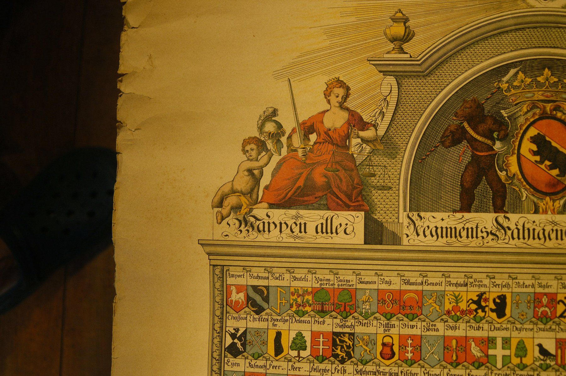 Foto & Immagini: Wappen Berner Regimente und Geschlechter  Druck – Usato da Herisau venduto da Wisen 1