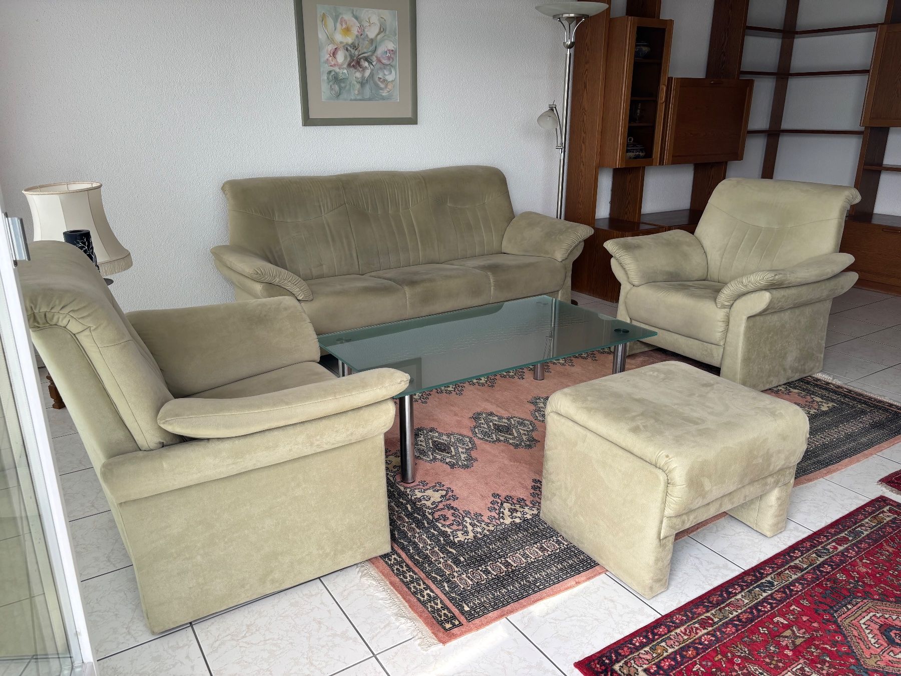 Divani: 2 Sofas, 1 Sessel, 1 Beinaufleger – Usato da Thun venduto da Andlen