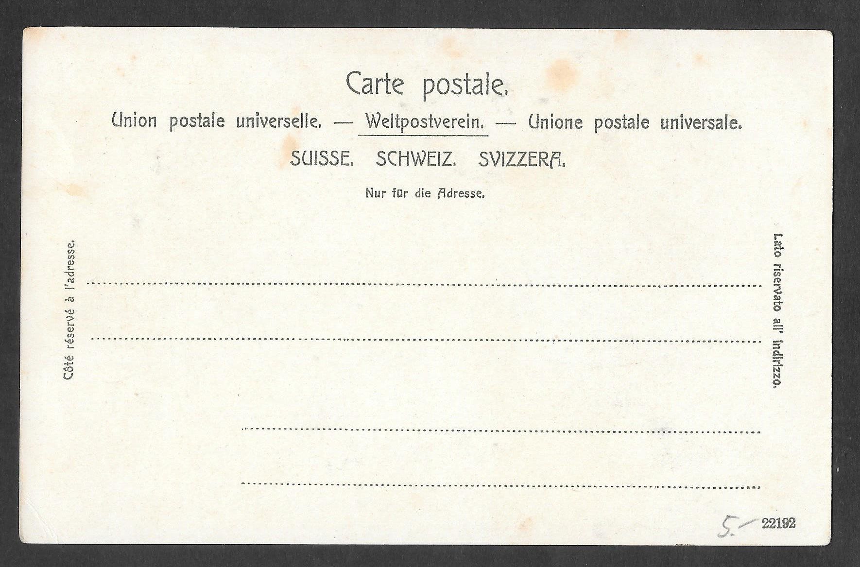 Cartoline postali: Solothurn St. Ursuskirche von Innen – Usato da Olten venduto da clotaldi 1