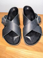 Birkenstock Siena Big Buckle Leder, schwarz 39 normal