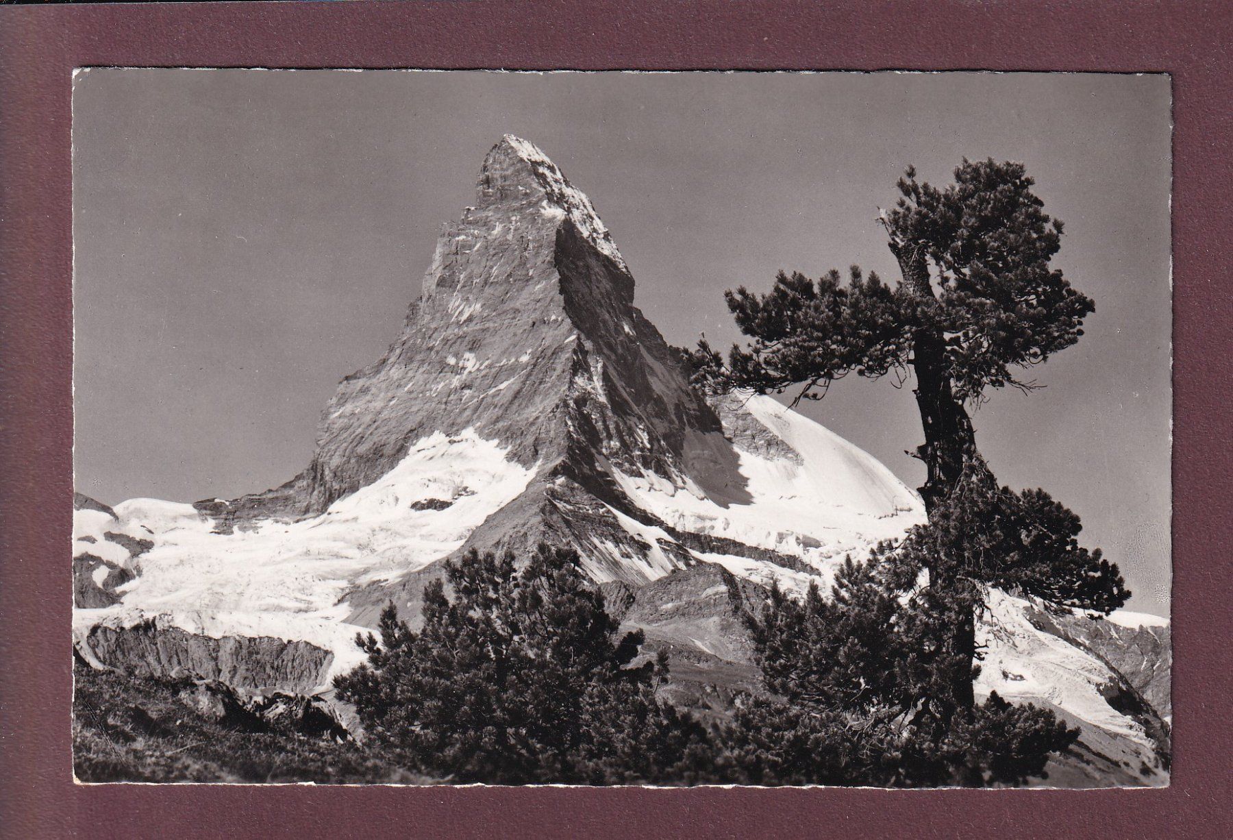 Cartoline postali: MATTERHORN / CERVIN - Riffelalp - 1962 – Usato da Pully venduto da nicecards-shop
