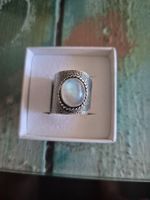 Bague en argent 925 ouverte avec pierre de lune