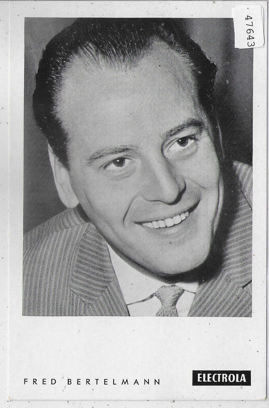 Cartes postales: Fred Bertelmann (Electrola) Sänger – D'occasion à Ettingen par Kartenplanet