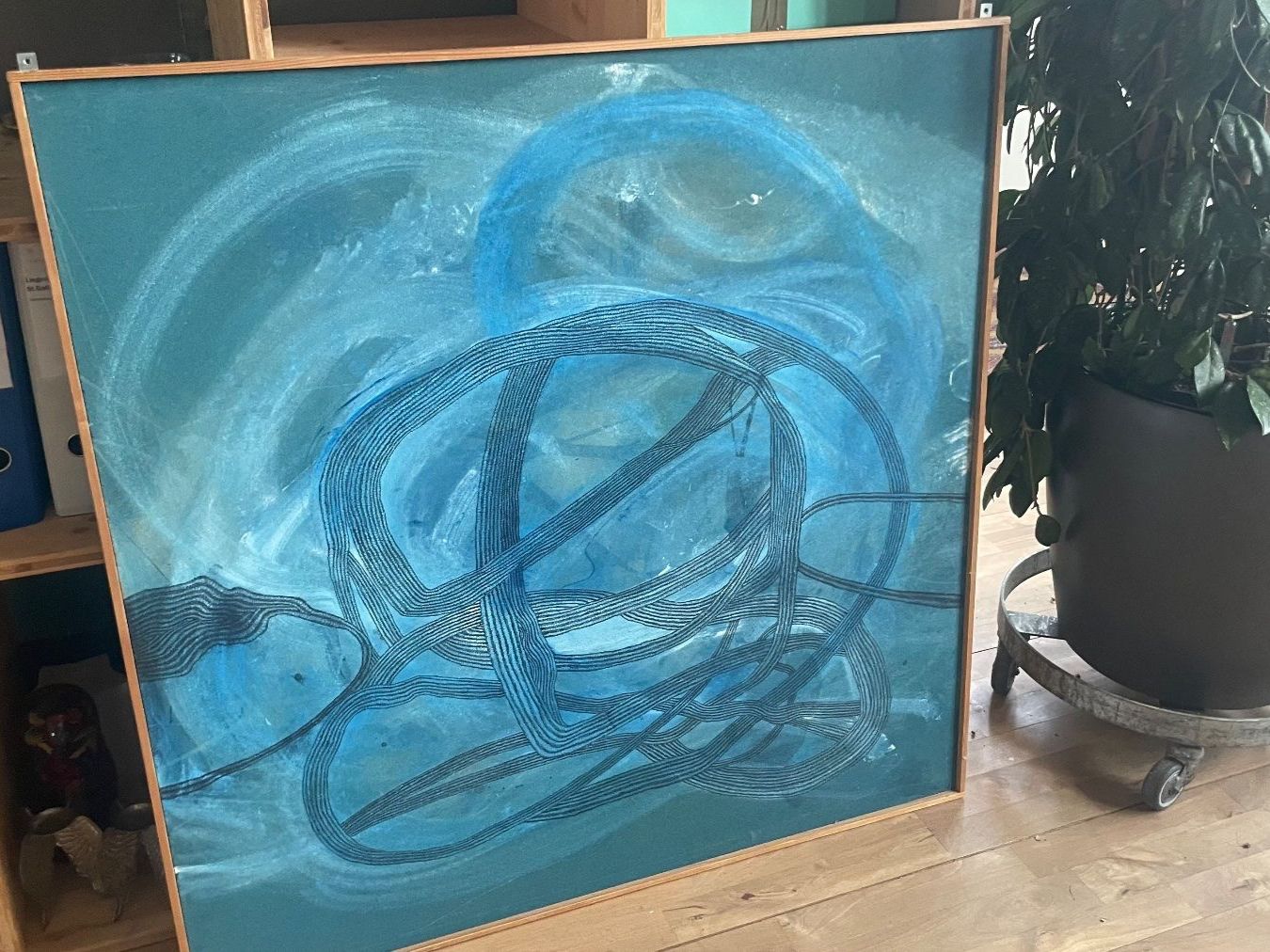 Dipinti: Grosse abstrakte Kunst gerahmt – Usato da Wald ZH venduto da shypi 2