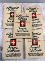 Die Wappen der Schweiz - 5 Sammelbücher Kaffee Hag