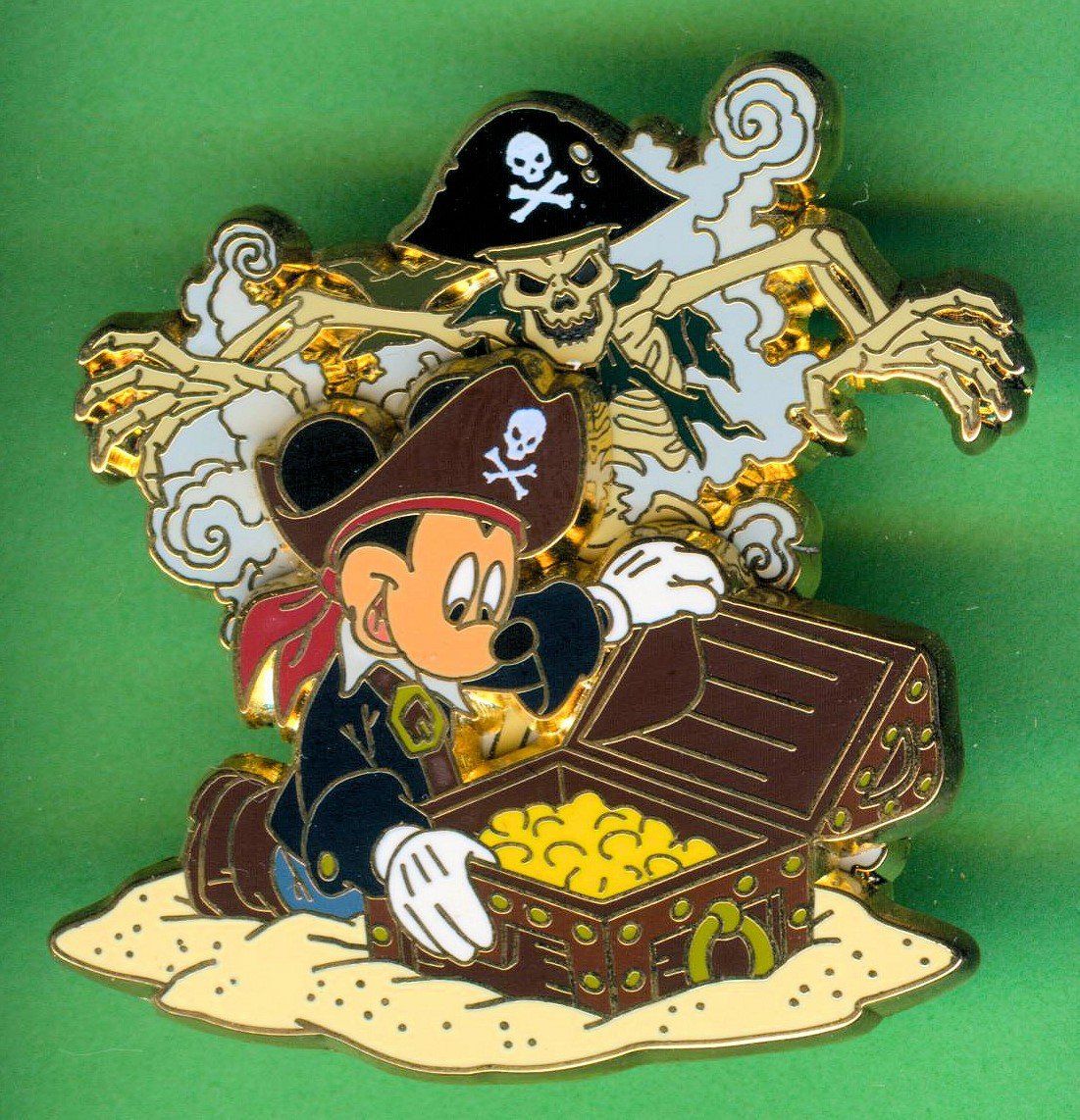 Disney Placchette & Badge: Disney   MICKEY  Pirat – Usato da Winterthur venduto da Sammleroase
