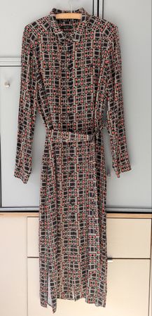 Claudia Sträter Amsterdam Kleid 42 44 Viskose Midi Maxikleid