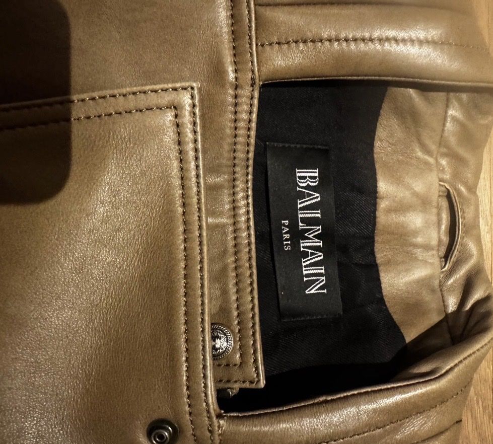 Balmain Giacche: Balmain jacket in leather – Usato da Zürich venduto da maricampos 1