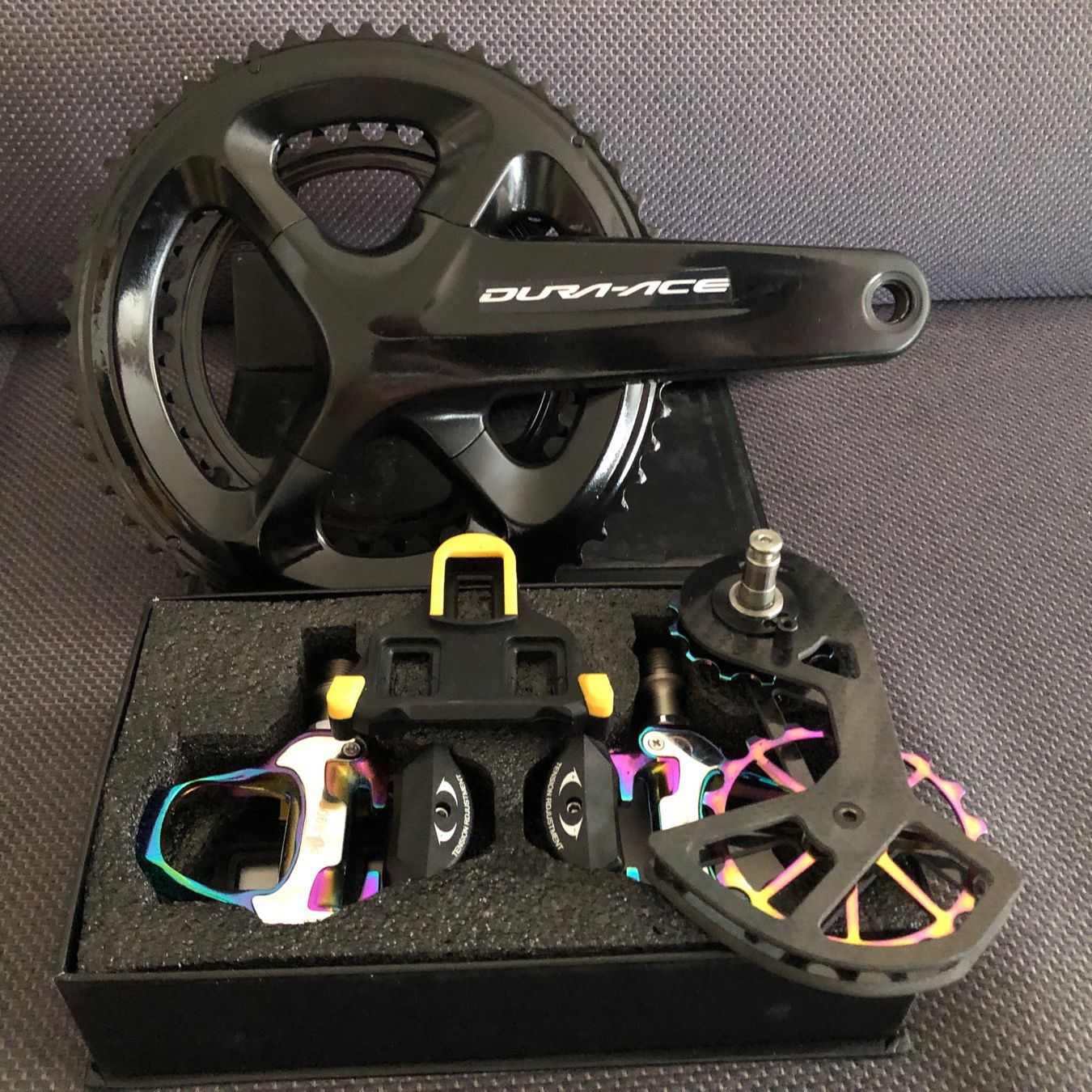 Shimano Ersatzteile: Dura ace shimano Carbon 🚴Kurbel Set top Qualität Rennvelo – Gebraucht aus steffisburg von bea_jmr8 1