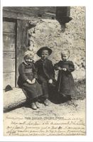 Petits habitants d' Evolène (VS) C.P.N. 2040 von 1893 ! rar