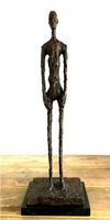 XL Großer Mann 72cm Skulptur Bronze Stil 60 iger n. Richier