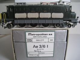 Metrop SBB Ae 3/6 I 10712 mit Düsengitter,  723