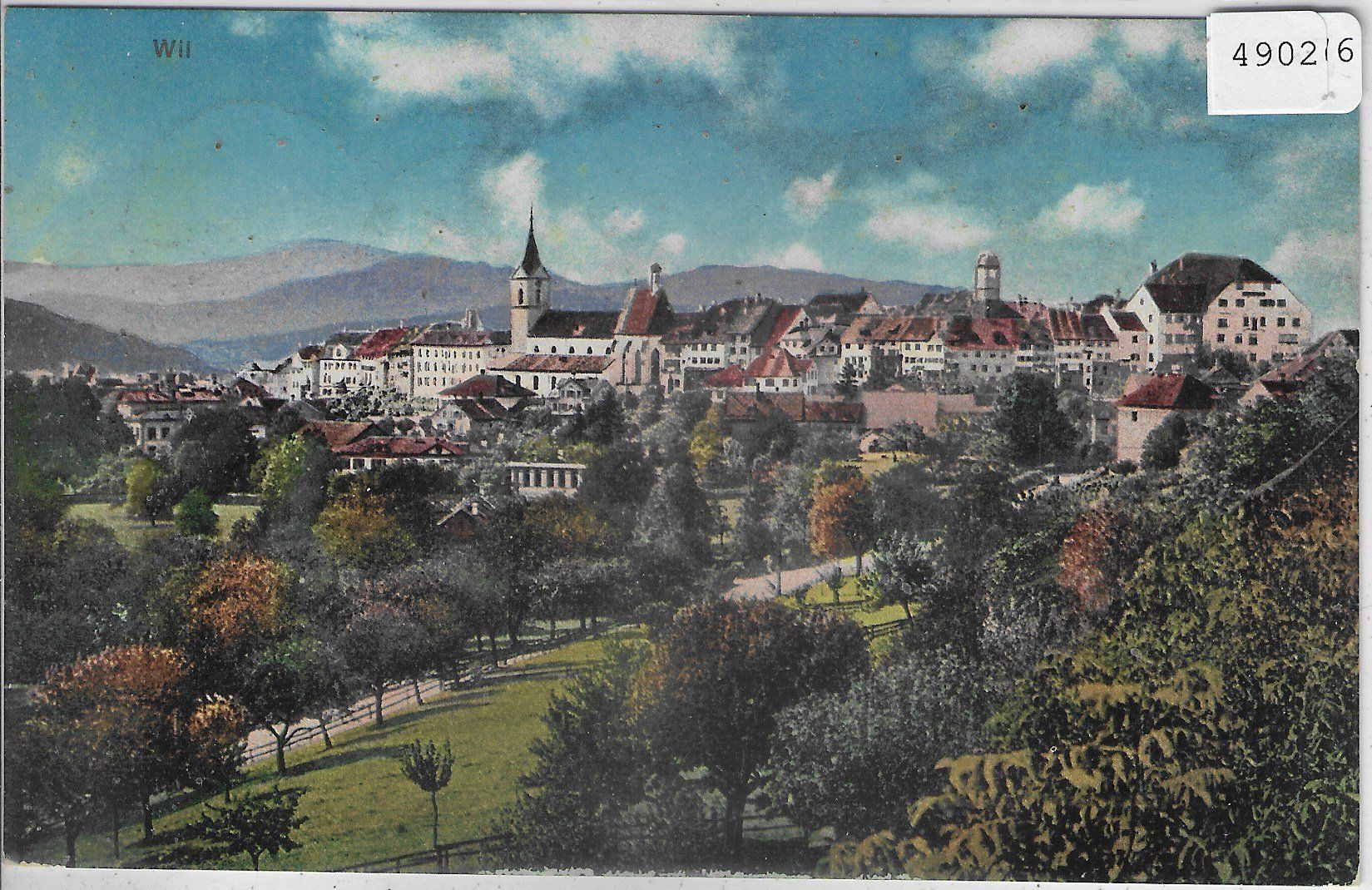 Cartoline postali: Wil SG - Generalansicht - Litho – Usato da Ettingen venduto da Kartenplanet