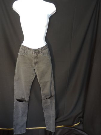 jeans stretch noir gris