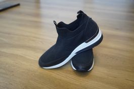 La Strada Sock Sneaker Gr. 39 schwarz, Keilsohle, neuwertig