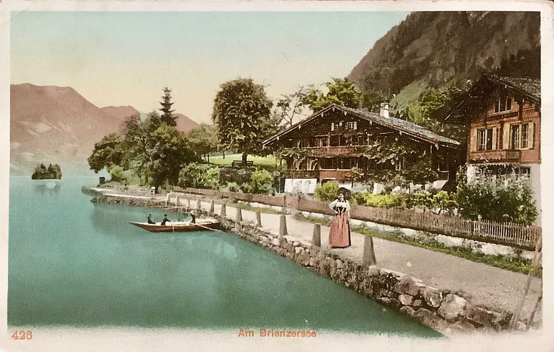 Cartoline postali: AM BRIENZERSEE - Berner Oberland – Usato da Root venduto da ENGLAND-TREASURES 1
