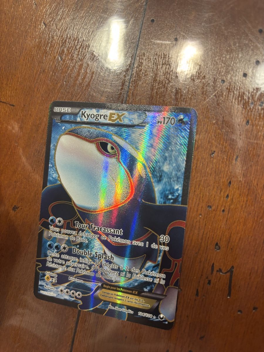 Pokémon Cartes à collectionner: Kyogre EX 104/108 – Neuf (Voir description) à Cointrin par Adrien.lpsfr