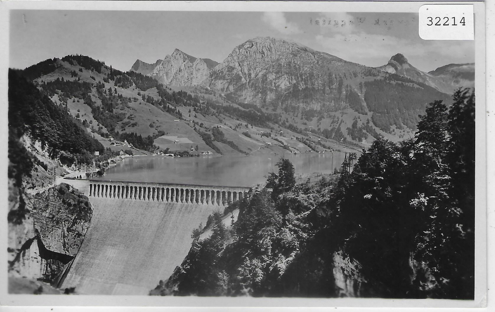 Cartoline postali: Kraftwerk Wäggital -Stausee Innertal – Usato da Ettingen venduto da Kartenplanet