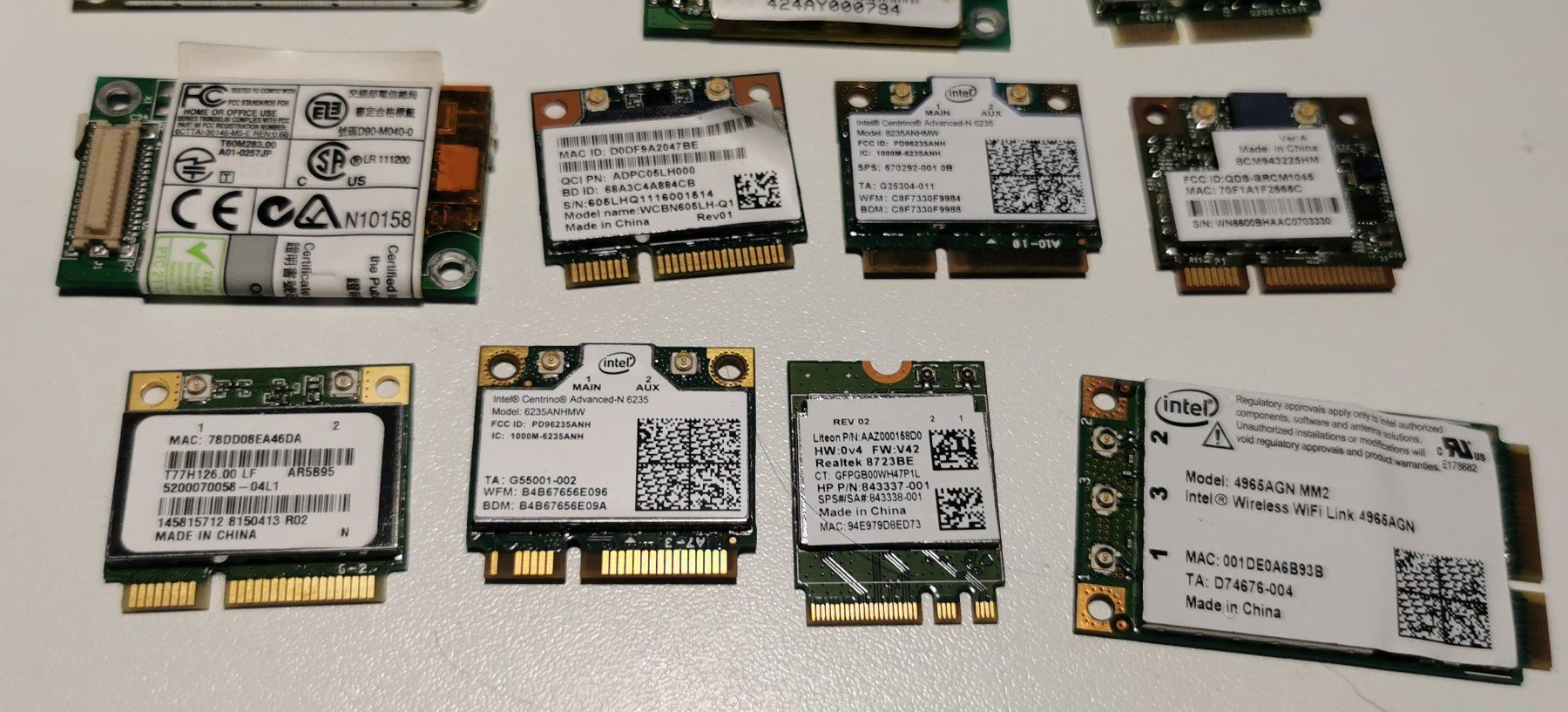 Unità & Adattatore: WLAN / WiFi Karten Set Mini PCIe / PCI Intel, TP-Link – Usato da Oberwangen b. Bern venduto da Vittorio0 1