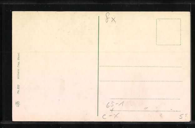 Cartoline postali: AK Basel, Bundesbahnhof mit Wasserspiel – Usato da Berlin venduto da bartko-reher 1
