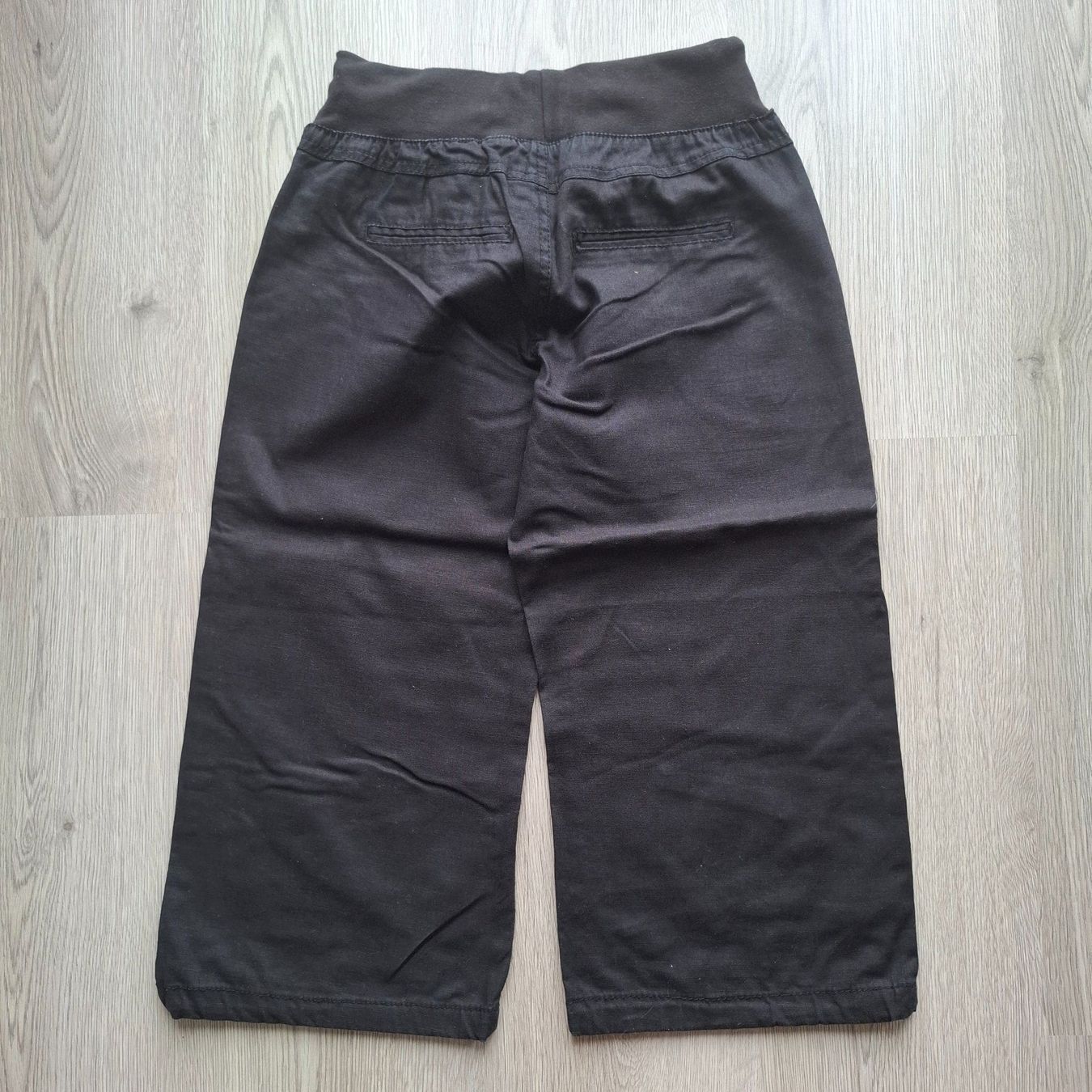 Vero Moda Pantaloni: Schwarze Culottes, Leinen, Gr. 34 – Usato da Emmen venduto da Tigerlady 4
