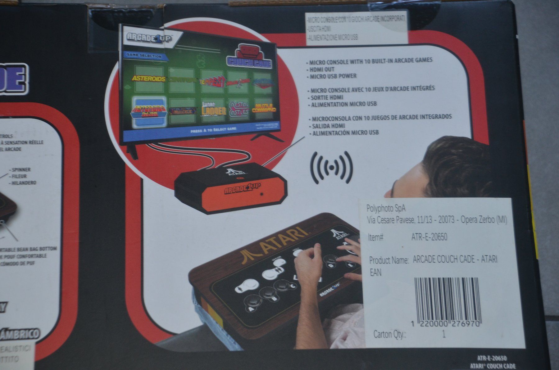 Atari Console: Arcade 1UP Atari Couch Cade Wireless Gaming – Nuovo e nell'imballaggio originale da Collonges venduto da arashee 2