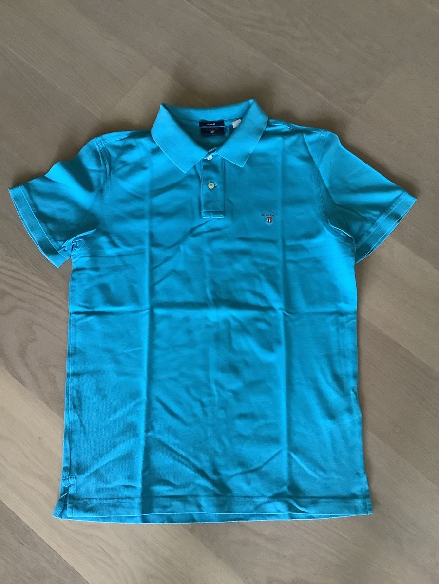 Gant Magliette Polo: Polo-Shirt, Gant, Gr. M, türkis – Nuovo (secondo la descrizione) da Cham venduto da capalari