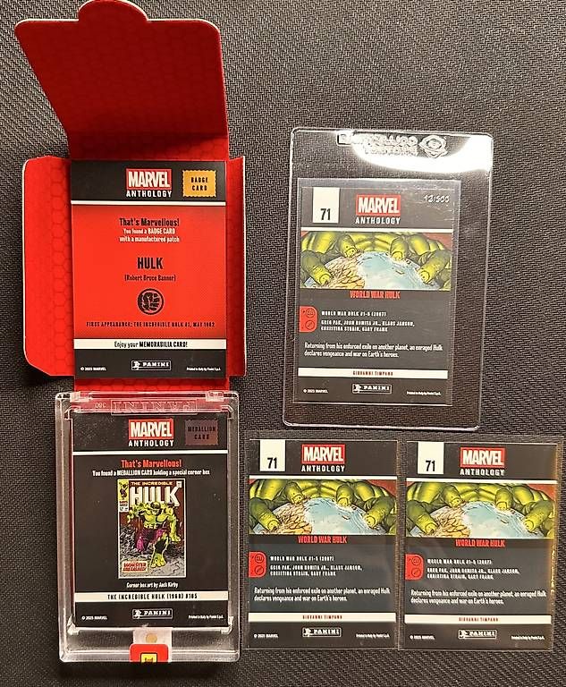 Cartes à collectionner: MARVEL ANTHOLOGY HULK SAMMLUNG  – D'occasion à Walliswil b.Wangen par Swiss-Trading-Bros 1